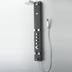 FSP8001BG Pavia (Brushed Grey) Thermostatic Shower Massage Panel